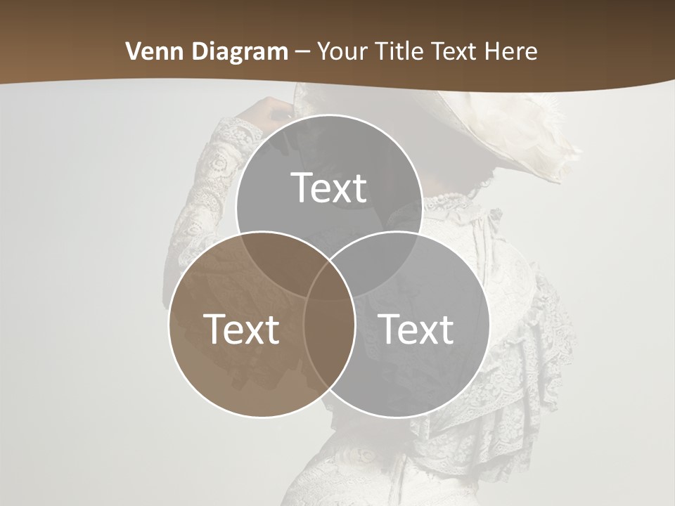 Young Frock Back PowerPoint Template