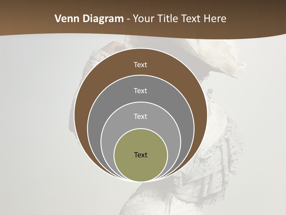 Young Frock Back PowerPoint Template