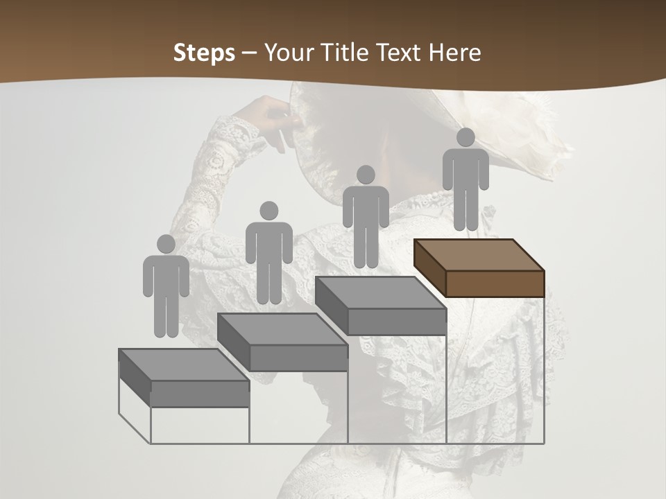 Young Frock Back PowerPoint Template