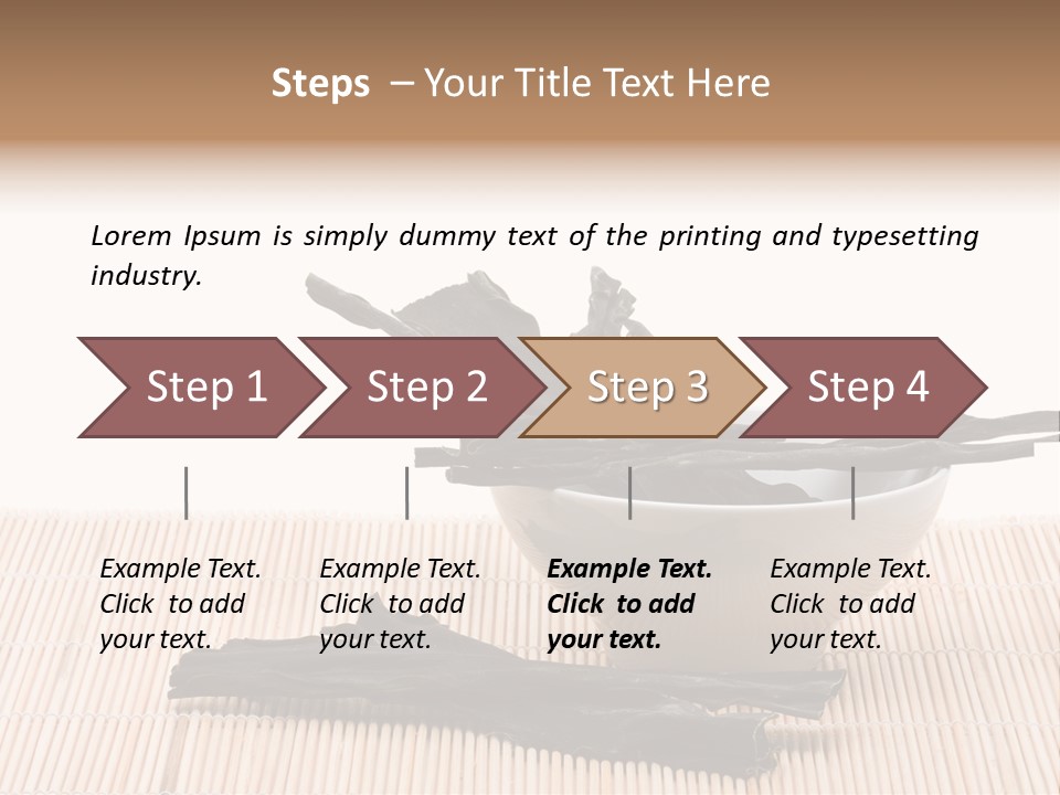 Eat Food Bowl PowerPoint Template