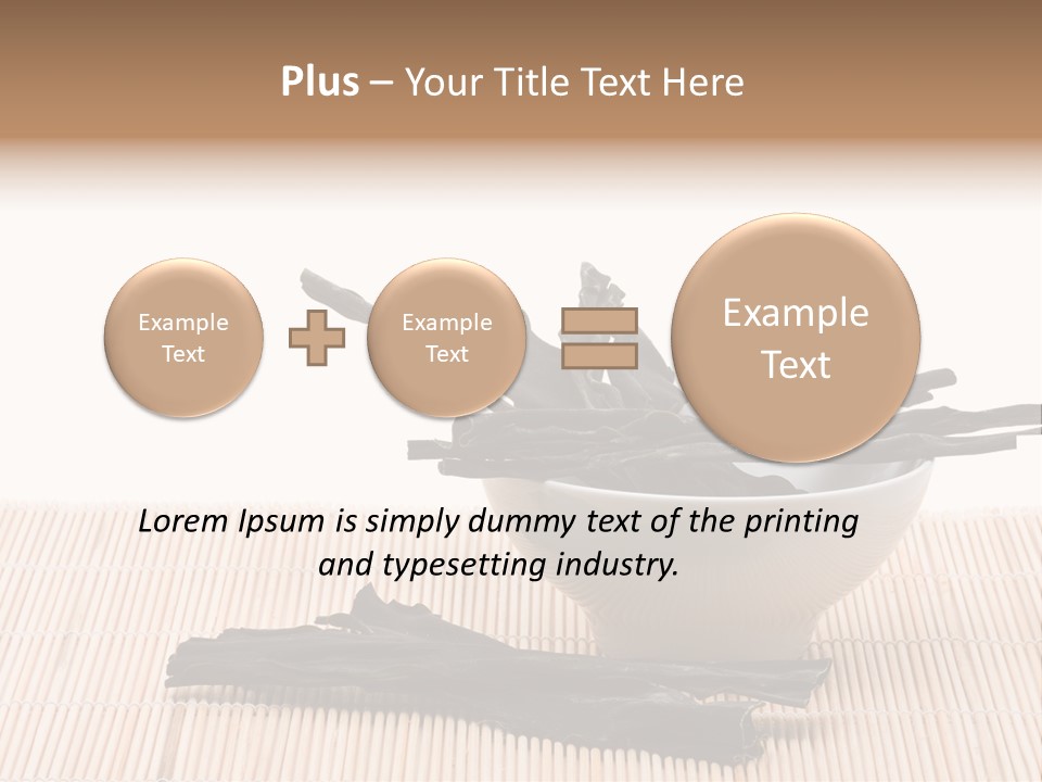 Eat Food Bowl PowerPoint Template