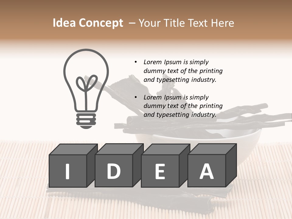 Eat Food Bowl PowerPoint Template