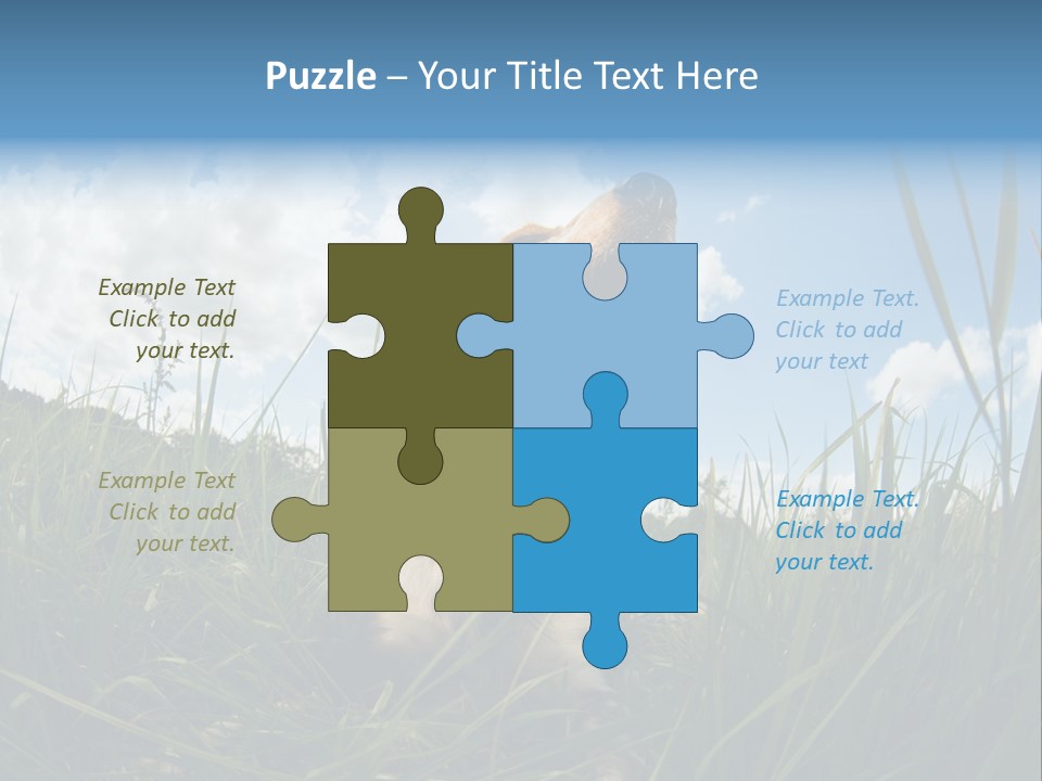 Lying View Field PowerPoint Template