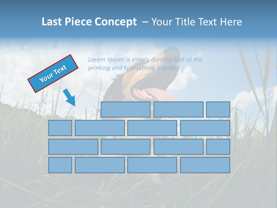 Lying View Field PowerPoint Template
