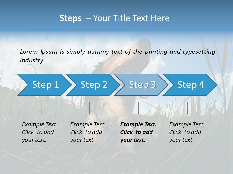 Lying View Field PowerPoint Template