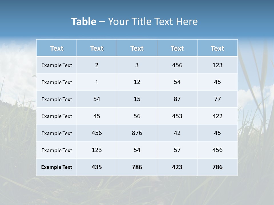 Lying View Field PowerPoint Template