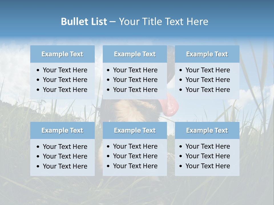 Lying View Field PowerPoint Template