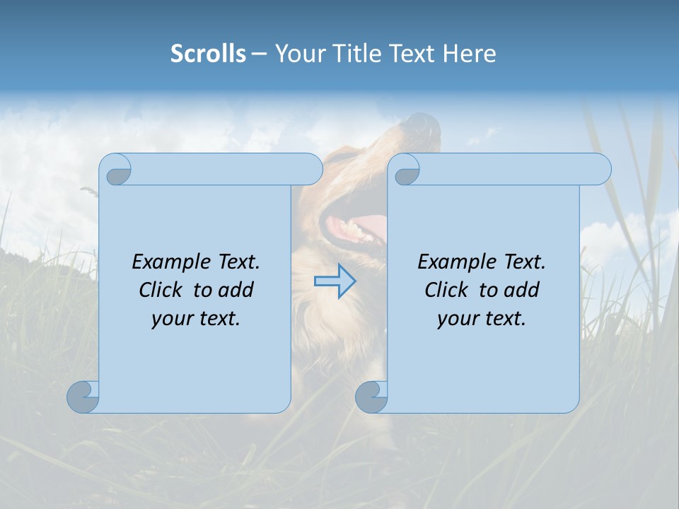Lying View Field PowerPoint Template