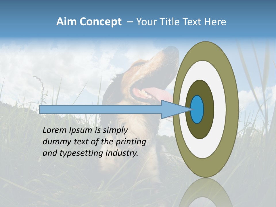 Lying View Field PowerPoint Template