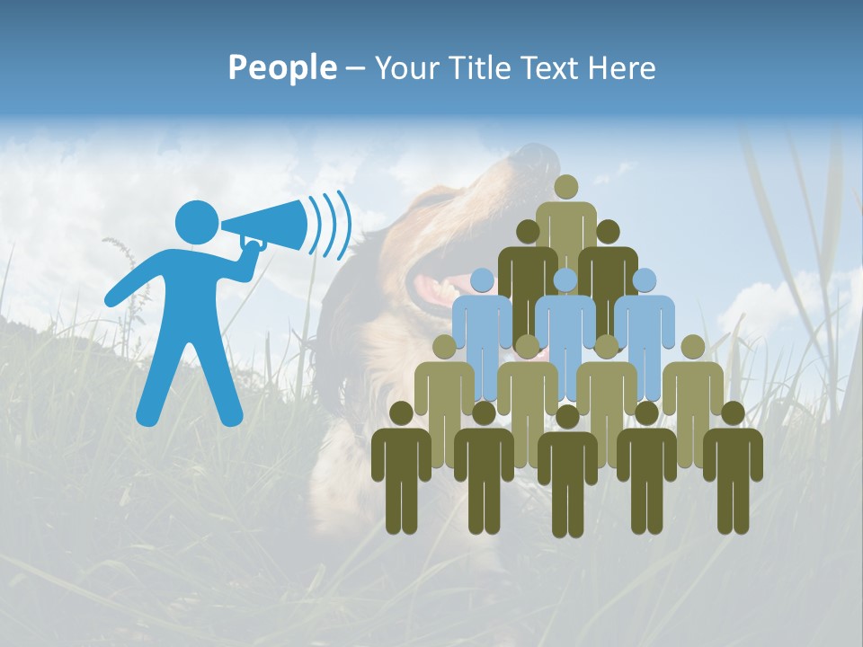 Lying View Field PowerPoint Template