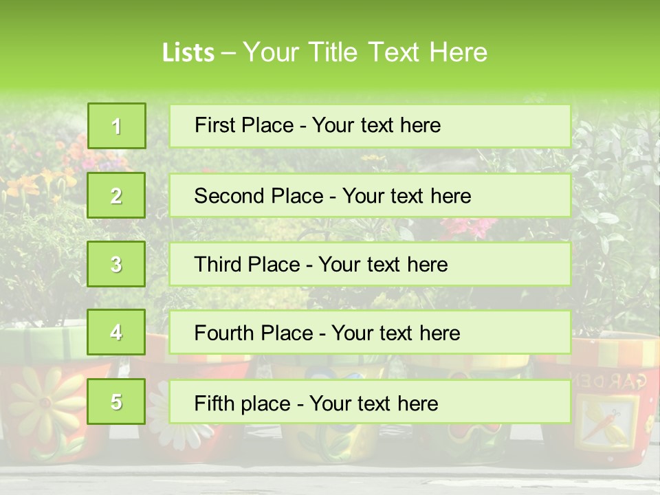 Daisy Outside Spring PowerPoint Template
