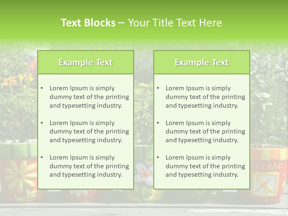 Daisy Outside Spring PowerPoint Template