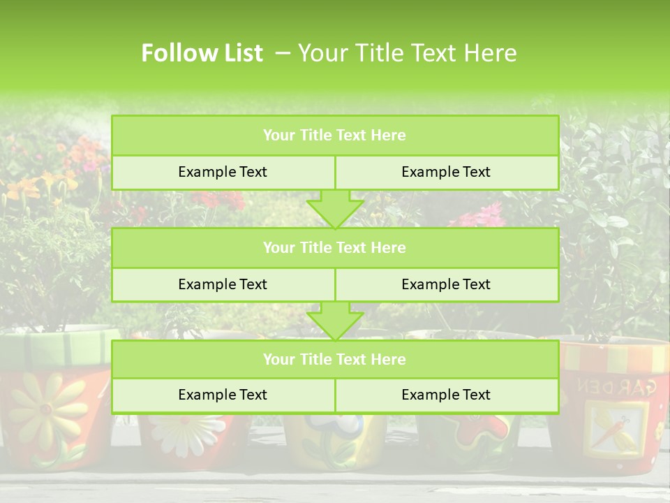 Daisy Outside Spring PowerPoint Template