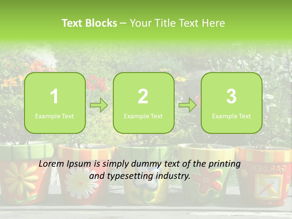 Daisy Outside Spring PowerPoint Template