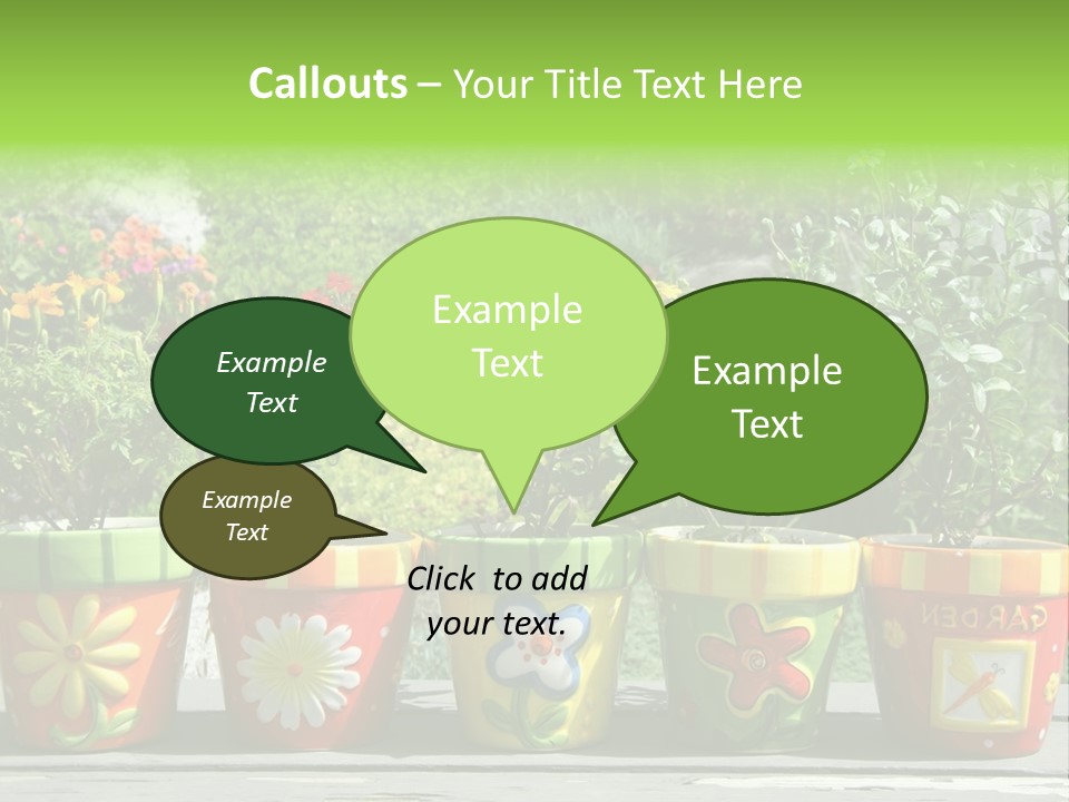 Daisy Outside Spring PowerPoint Template