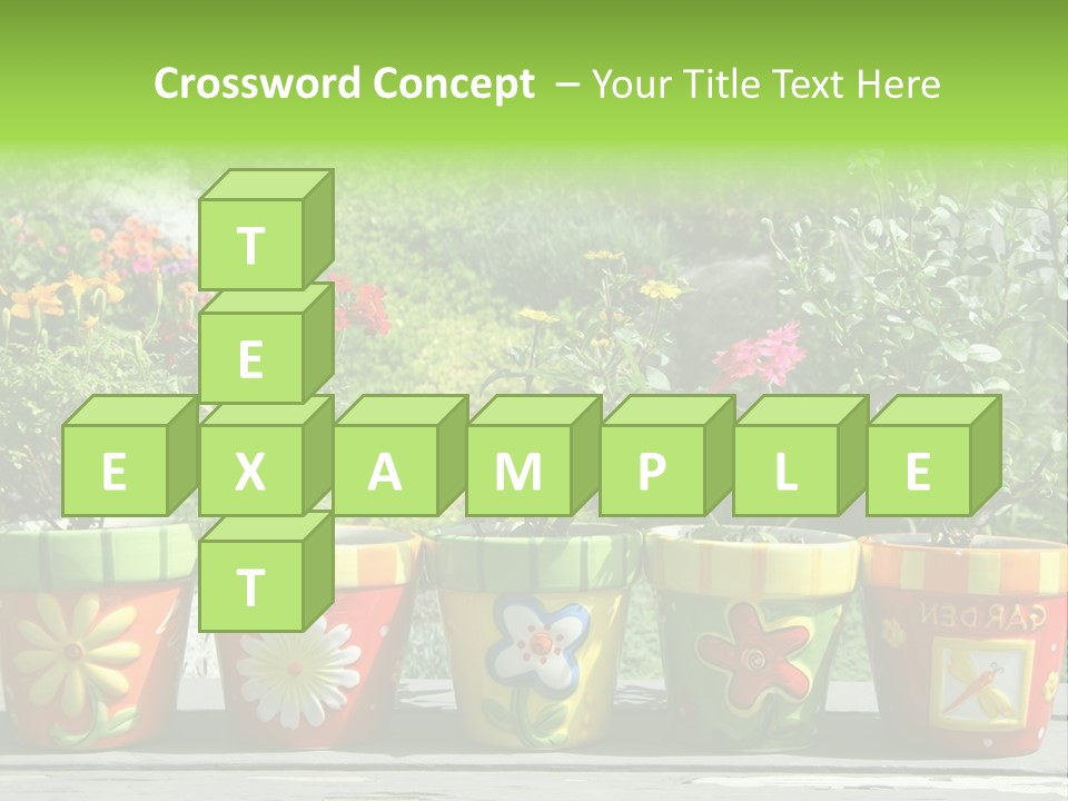 Daisy Outside Spring PowerPoint Template