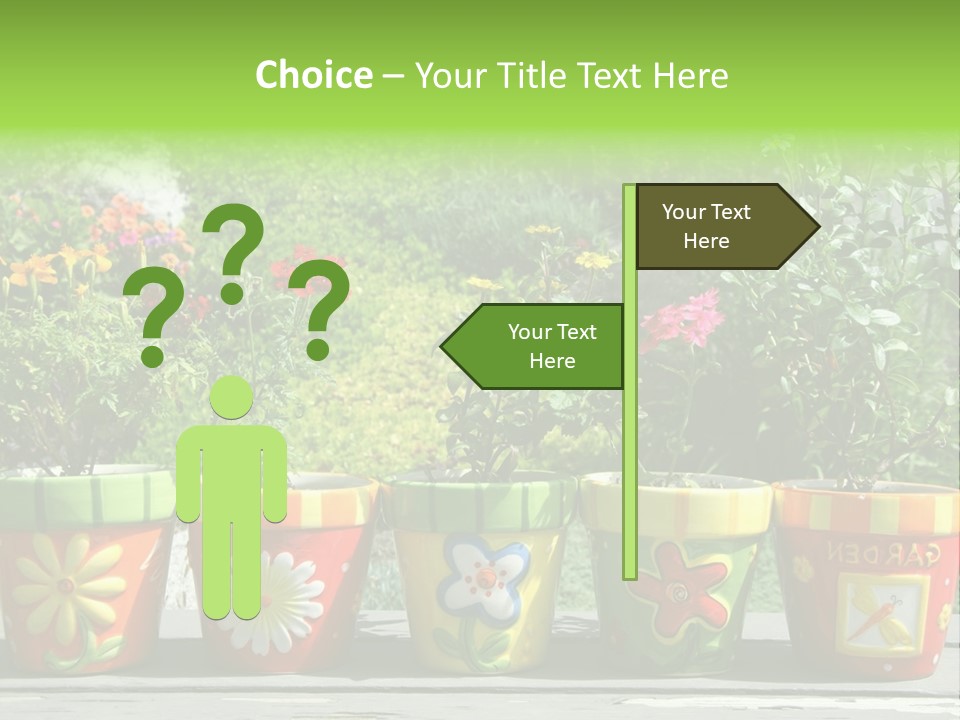 Daisy Outside Spring PowerPoint Template