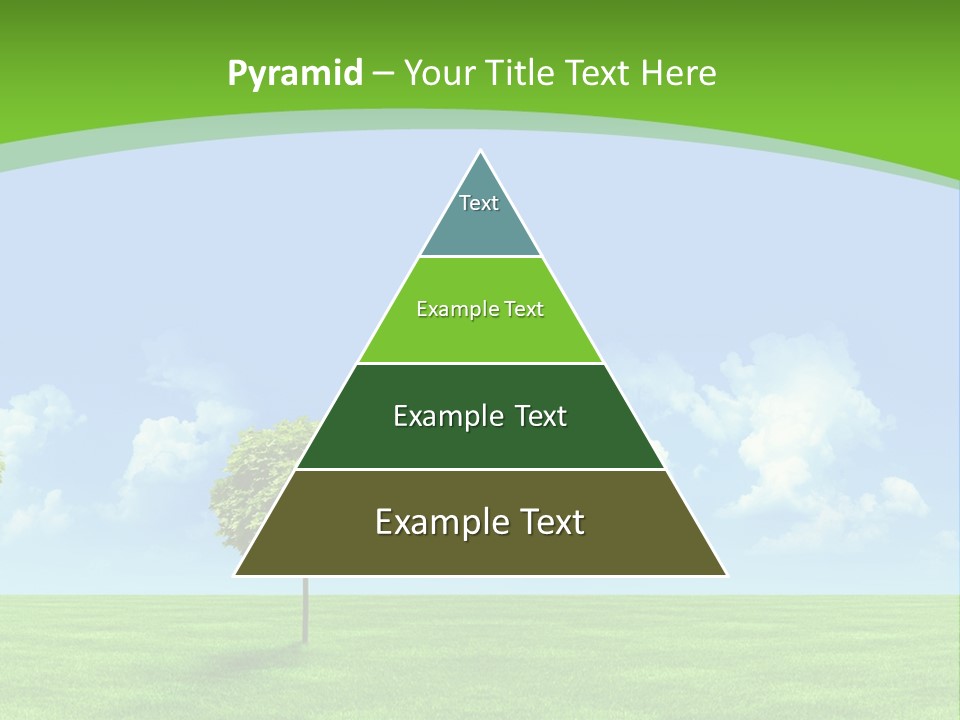 White Cloudy Outside PowerPoint Template