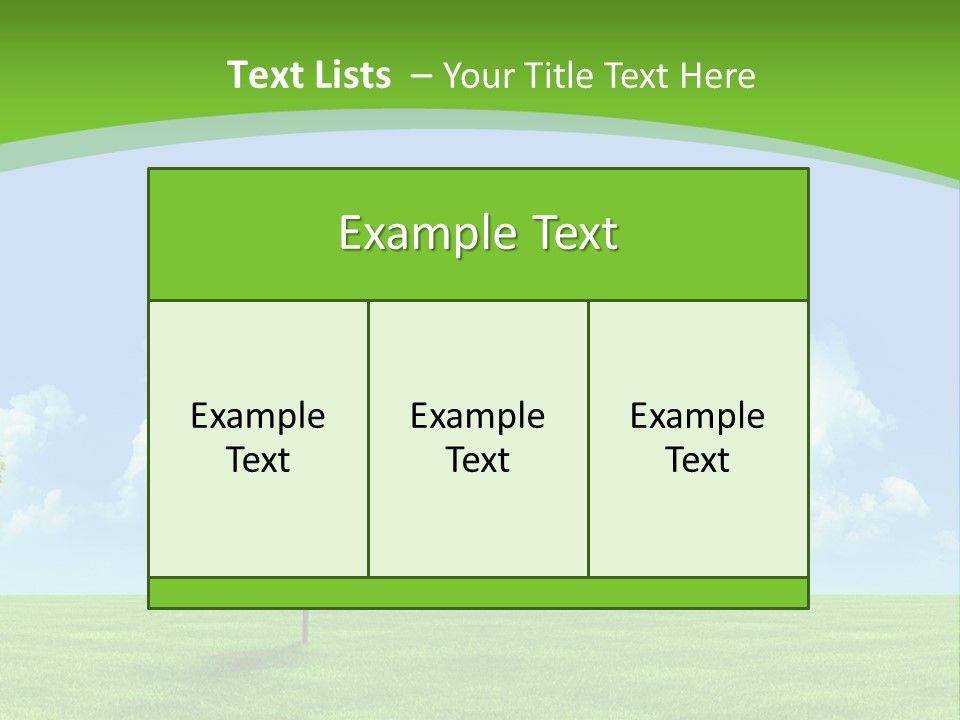 White Cloudy Outside PowerPoint Template