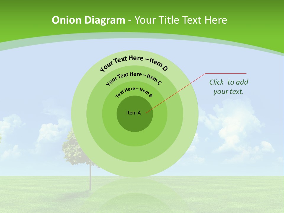 White Cloudy Outside PowerPoint Template