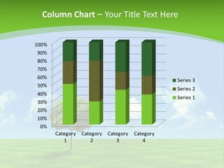 White Cloudy Outside PowerPoint Template