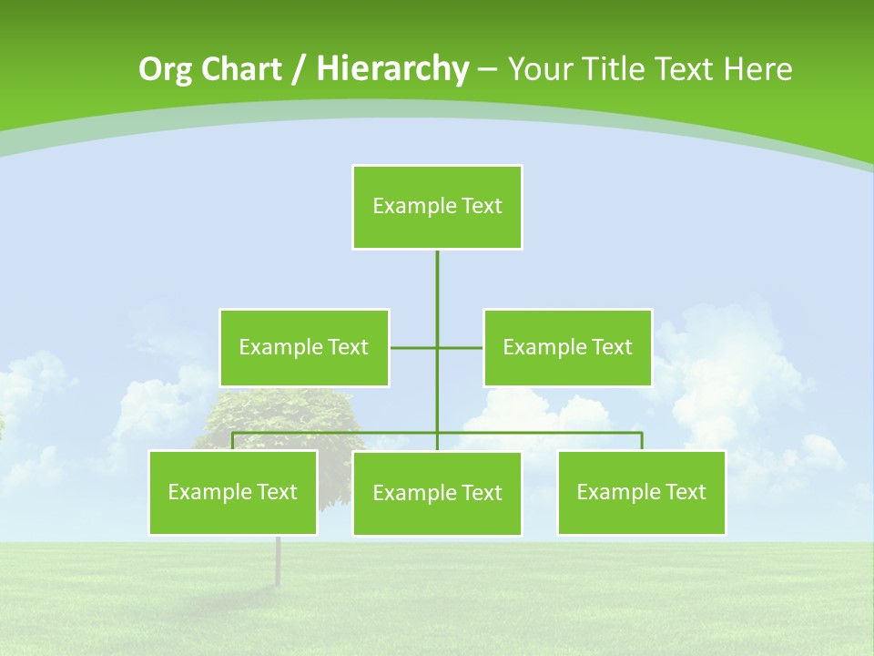 White Cloudy Outside PowerPoint Template