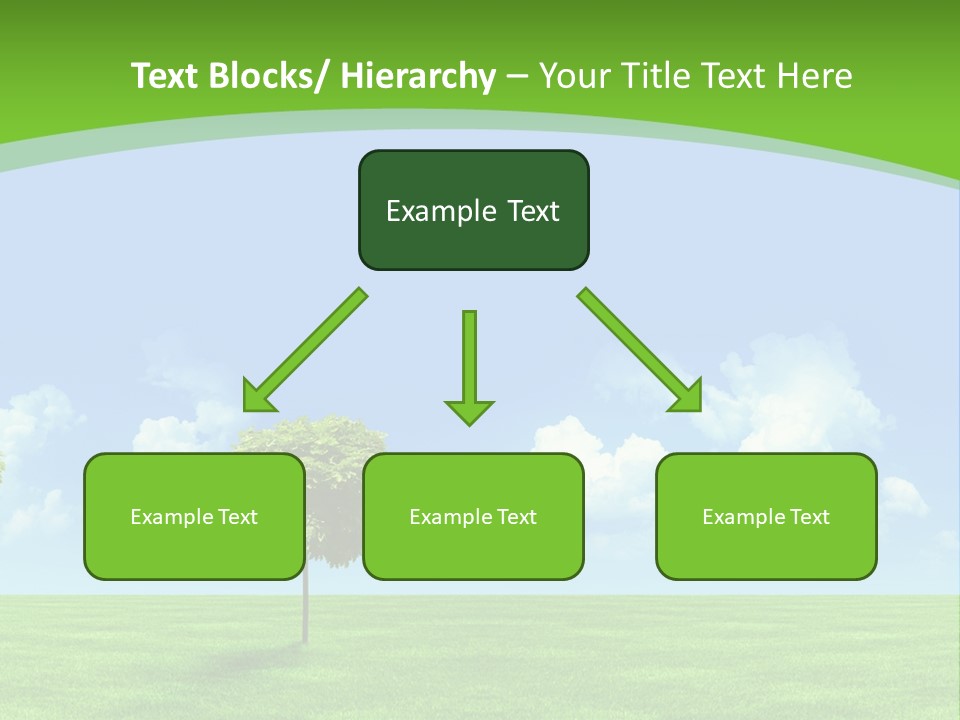 White Cloudy Outside PowerPoint Template