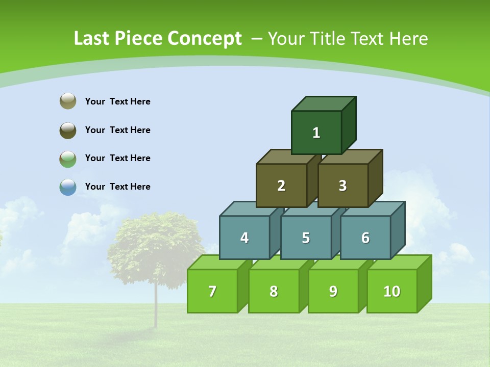 White Cloudy Outside PowerPoint Template