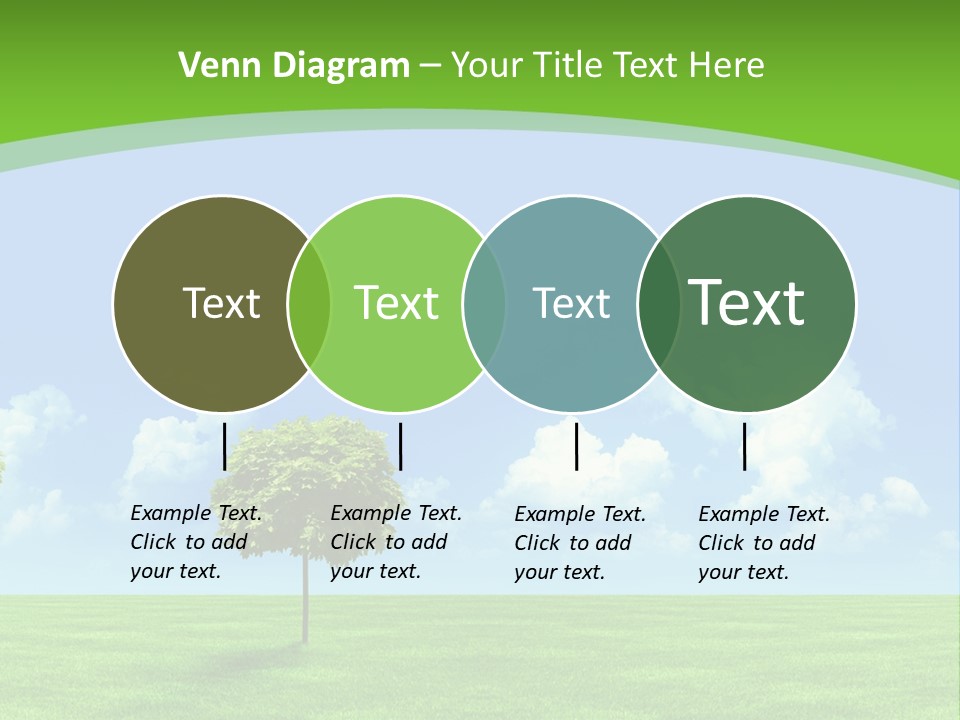 White Cloudy Outside PowerPoint Template