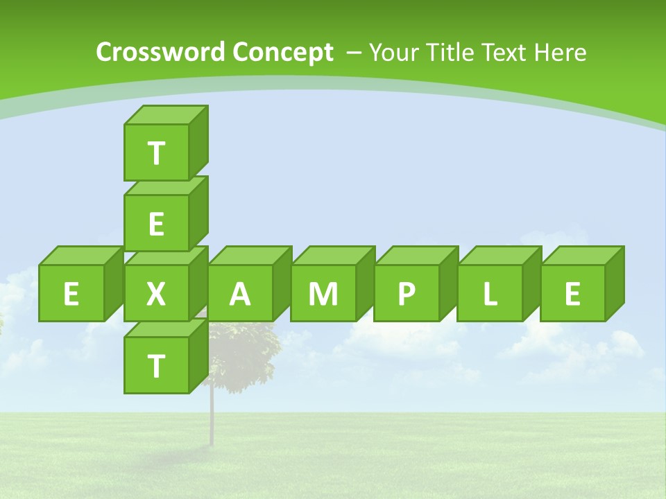 White Cloudy Outside PowerPoint Template