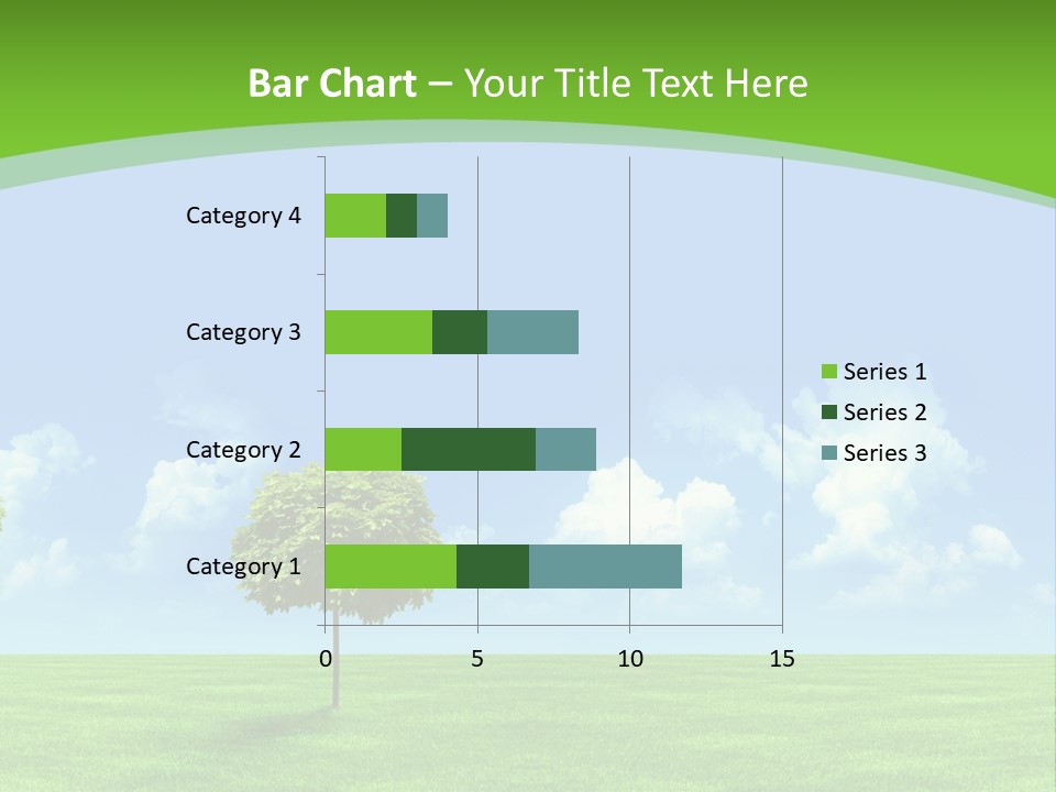 White Cloudy Outside PowerPoint Template