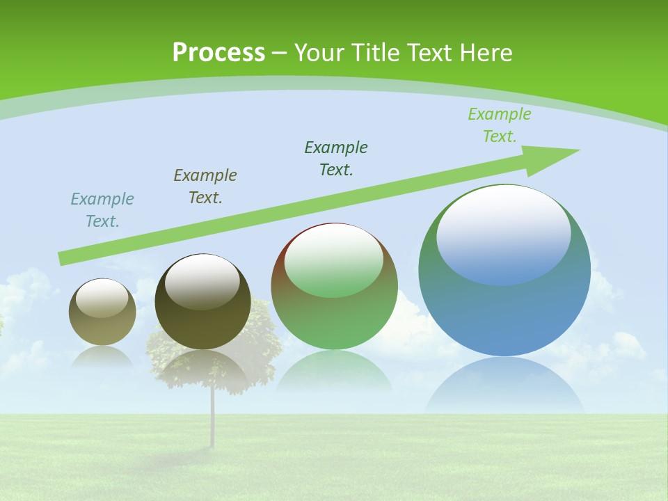 White Cloudy Outside PowerPoint Template