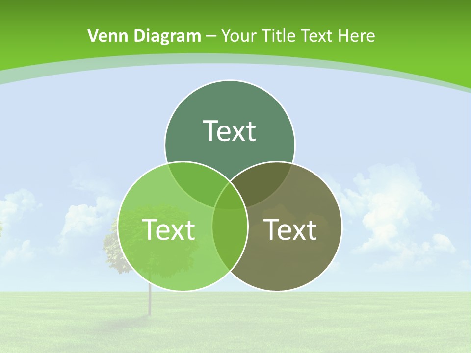 White Cloudy Outside PowerPoint Template