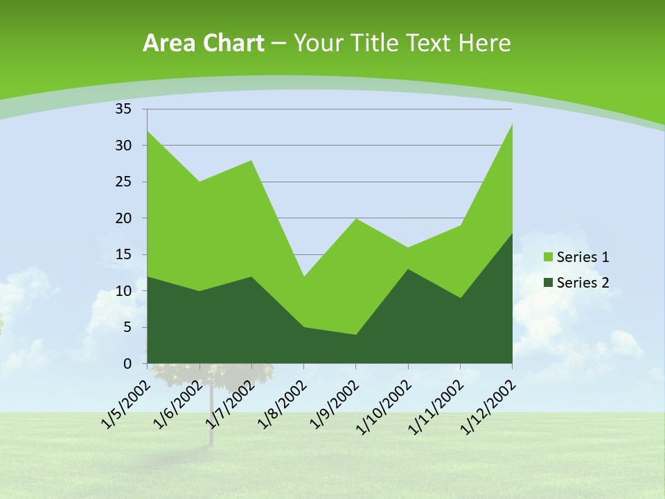 White Cloudy Outside PowerPoint Template