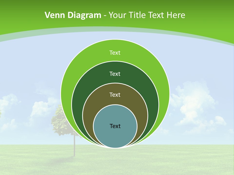 White Cloudy Outside PowerPoint Template