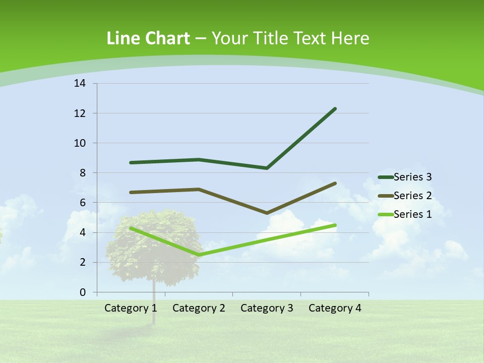 White Cloudy Outside PowerPoint Template