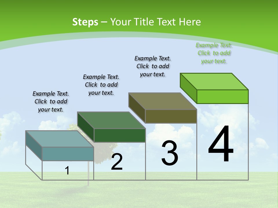 White Cloudy Outside PowerPoint Template