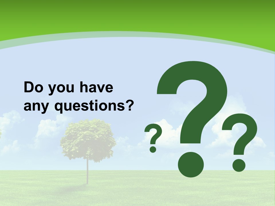 White Cloudy Outside PowerPoint Template