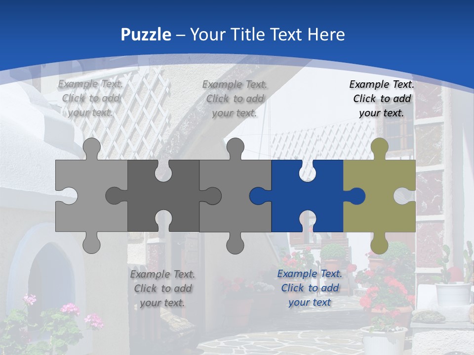 Home Mountain Greece PowerPoint Template