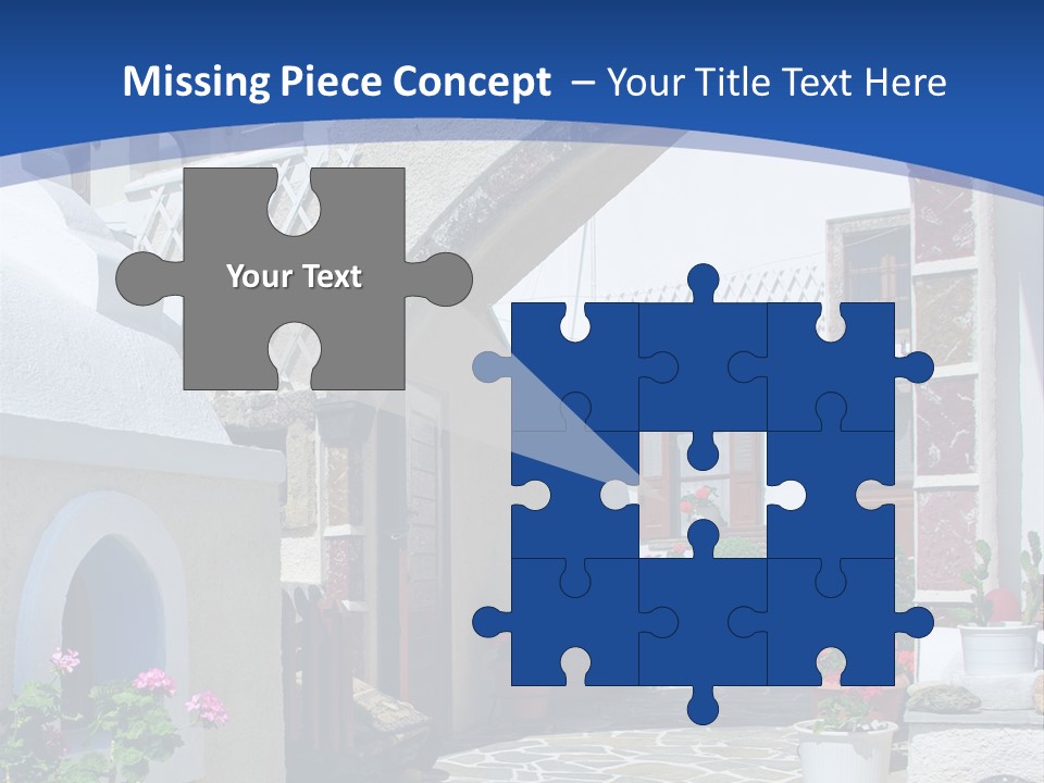 Home Mountain Greece PowerPoint Template