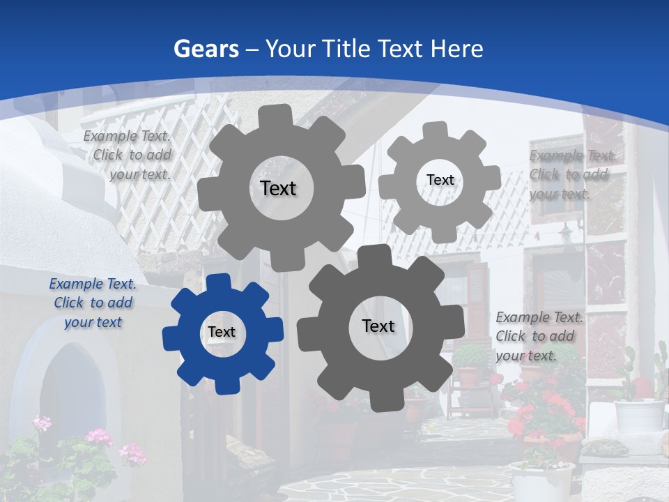 Home Mountain Greece PowerPoint Template