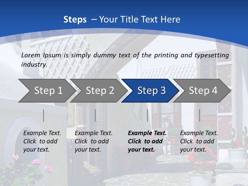 Home Mountain Greece PowerPoint Template