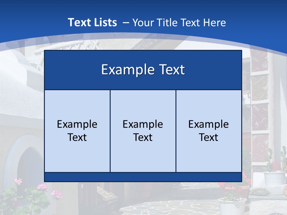Home Mountain Greece PowerPoint Template