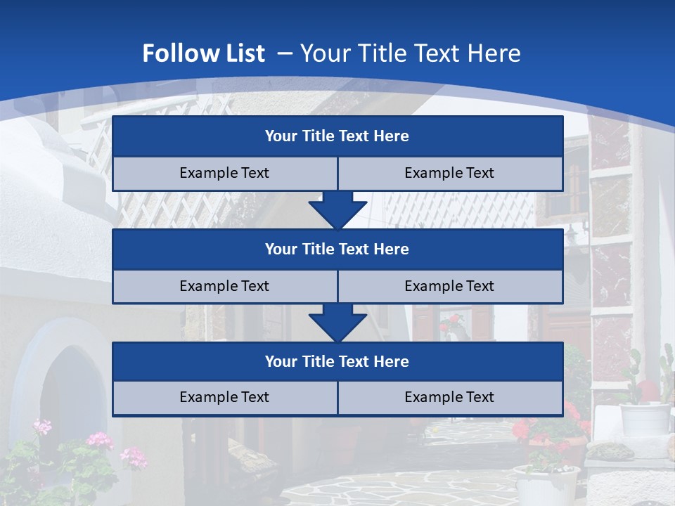 Home Mountain Greece PowerPoint Template