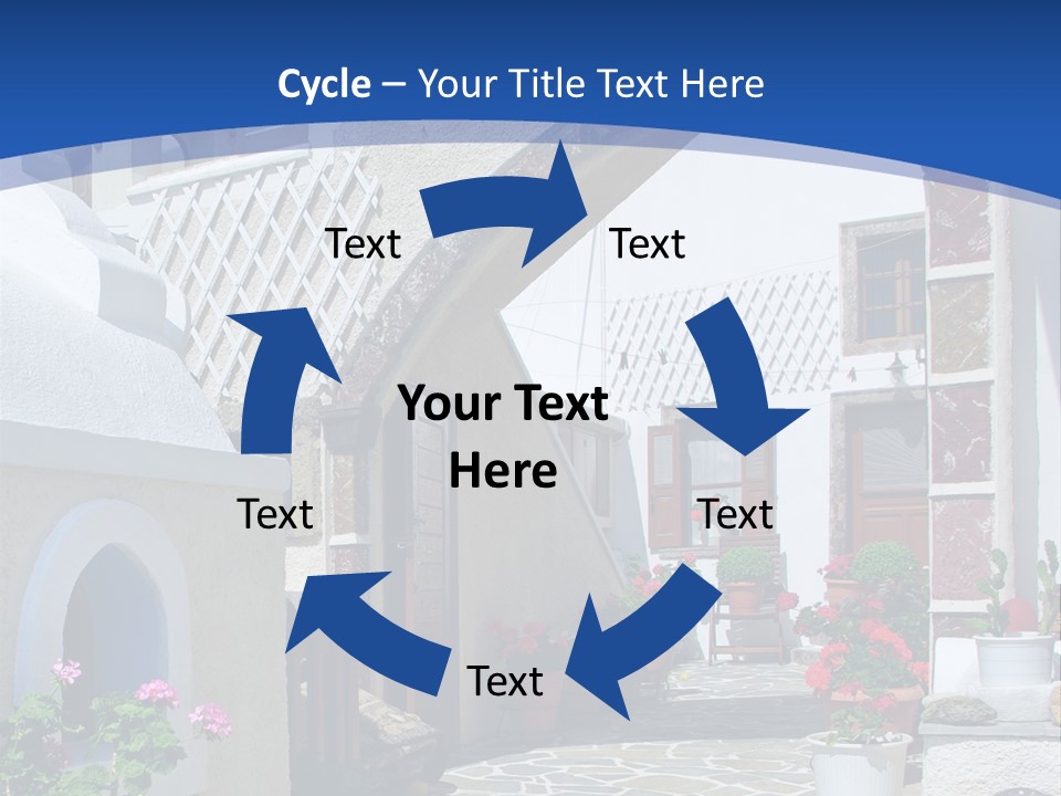 Home Mountain Greece PowerPoint Template