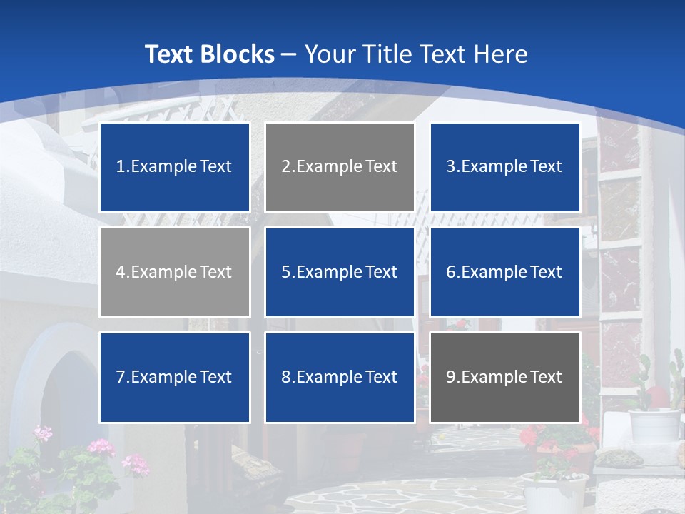 Home Mountain Greece PowerPoint Template