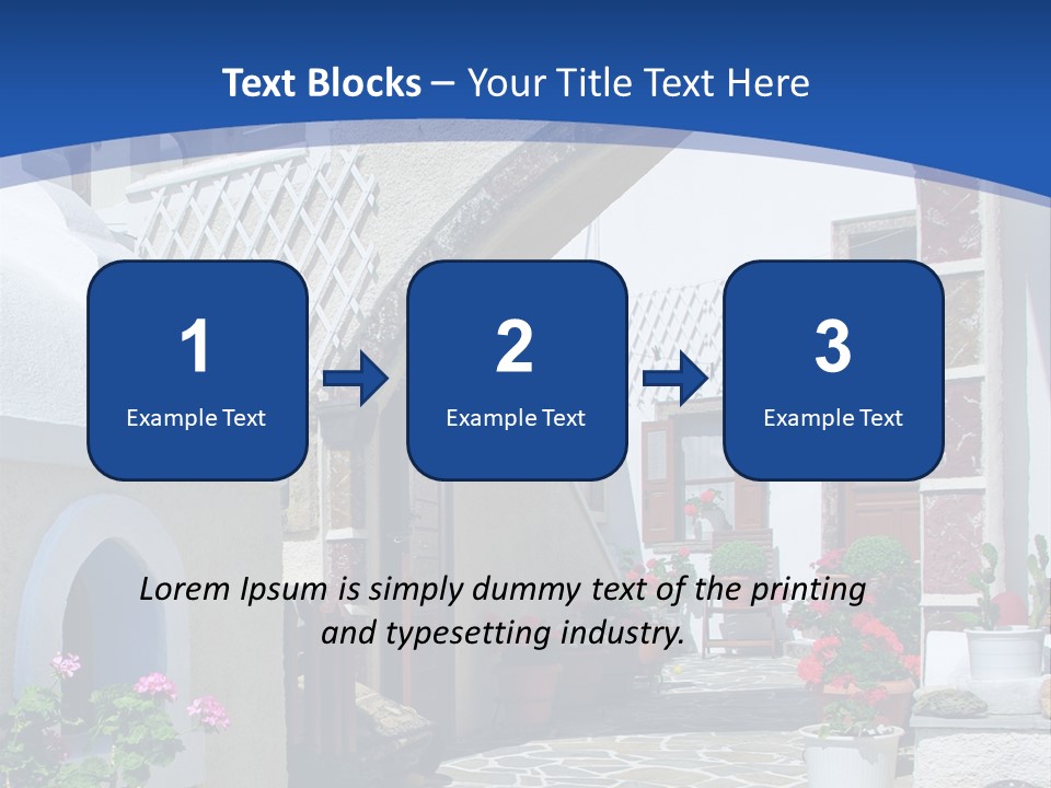 Home Mountain Greece PowerPoint Template