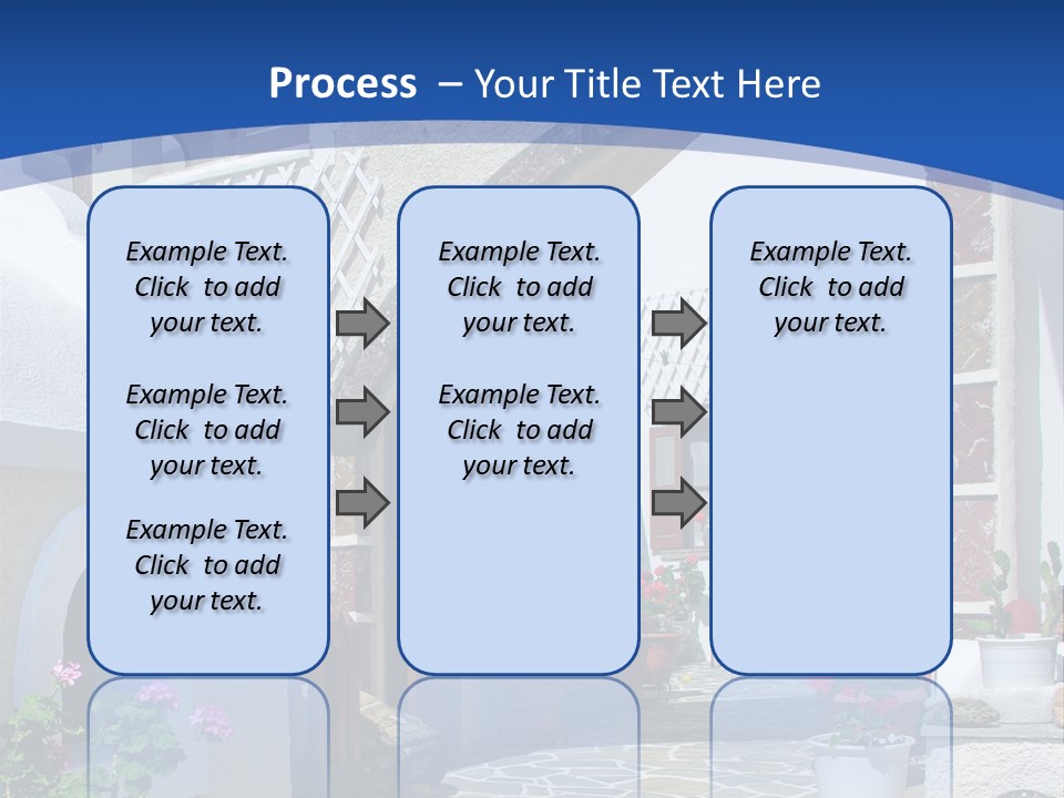 Home Mountain Greece PowerPoint Template