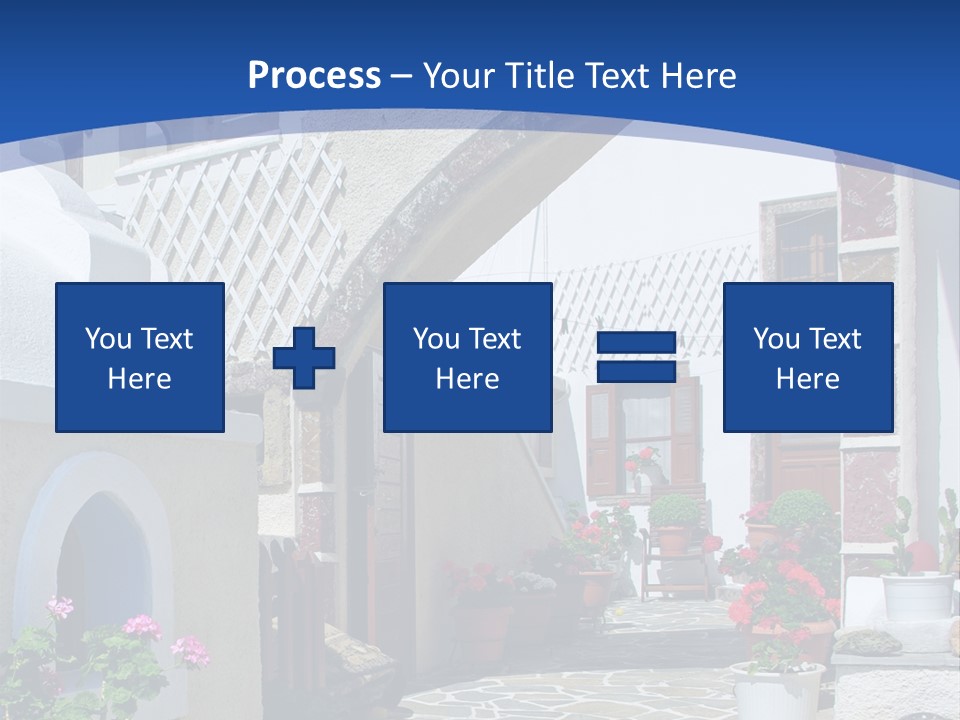 Home Mountain Greece PowerPoint Template