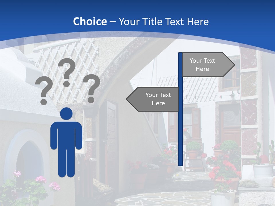 Home Mountain Greece PowerPoint Template